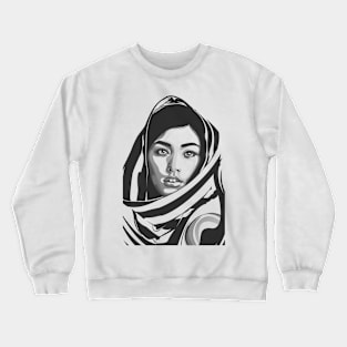 Pop art Woman Crewneck Sweatshirt